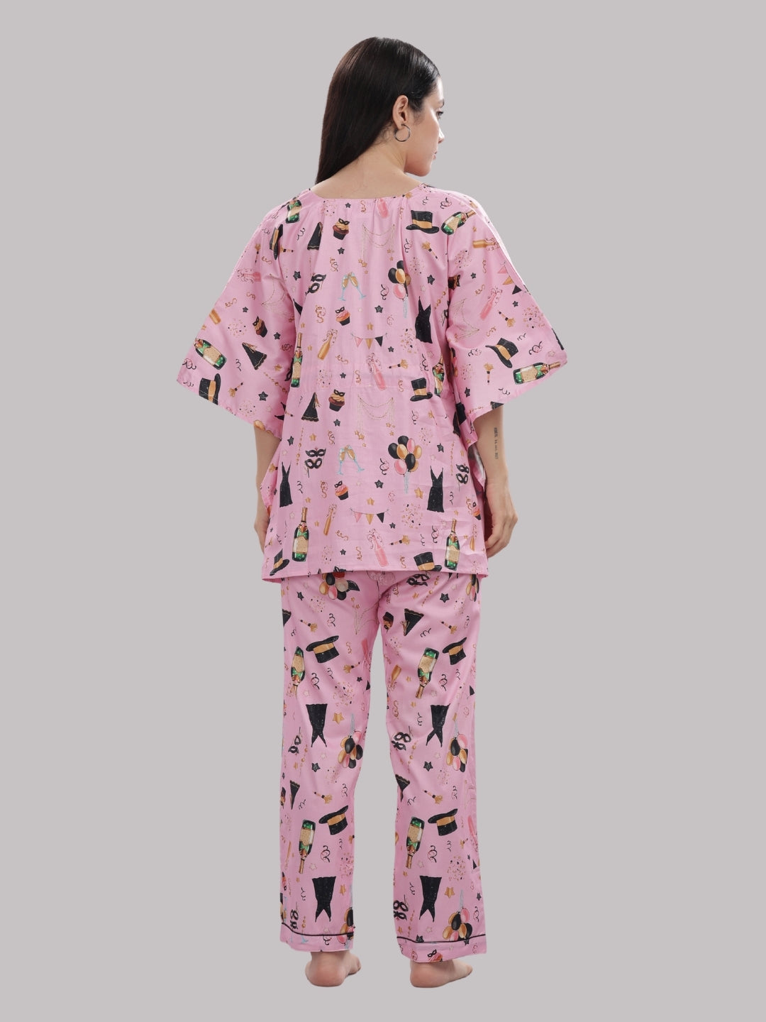 Celebration Kaftan Pj Set - Pure Cotton Pj Set in Kaftan Style