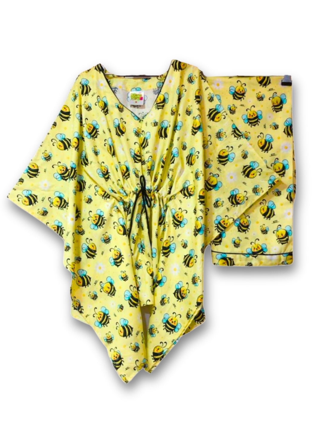 Bumblebee Kaftan Pj Set - Pure Cotton Pj Set in Kaftan Style
