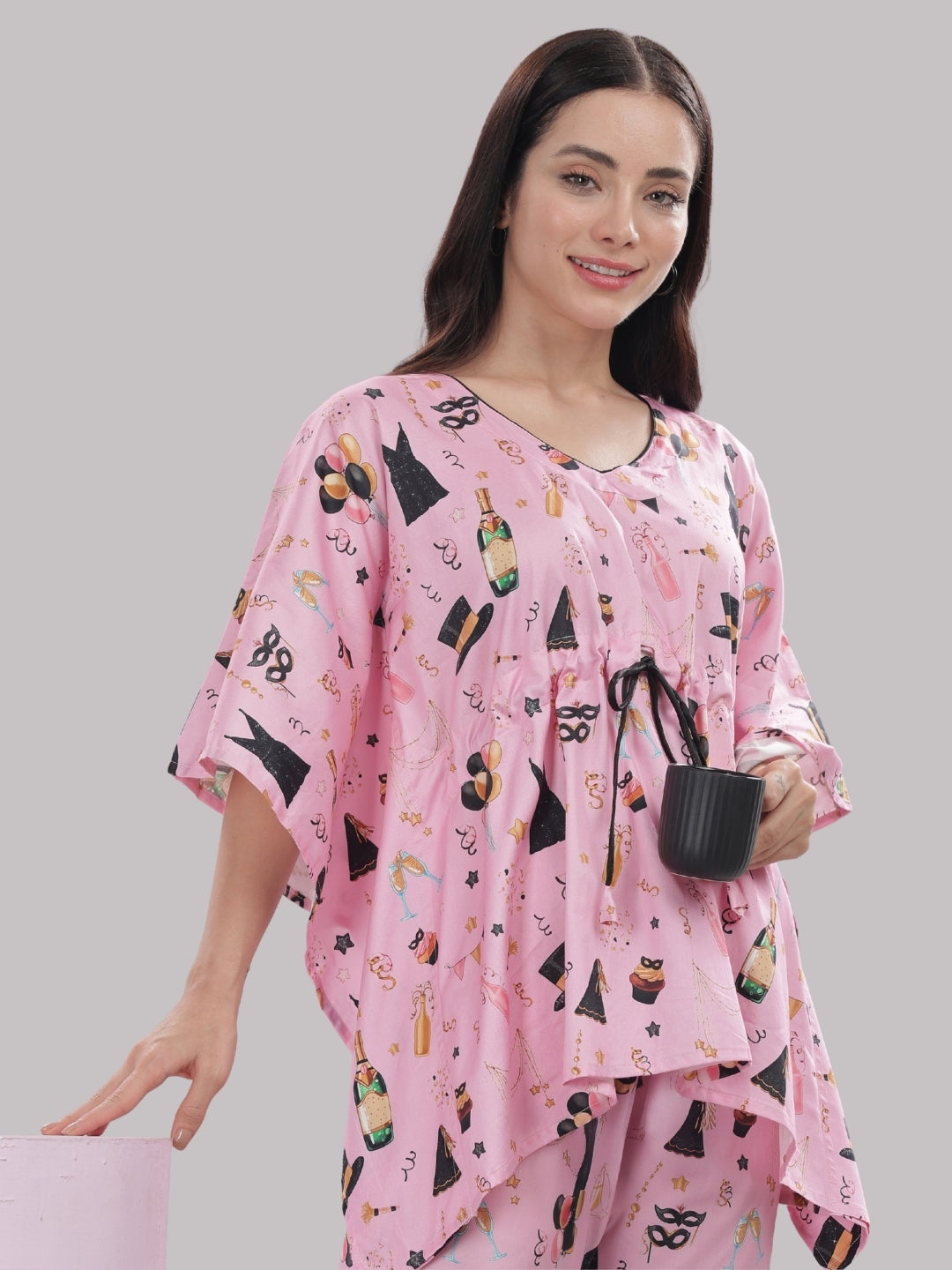 Celebration Kaftan Pj Set - Pure Cotton Pj Set in Kaftan Style