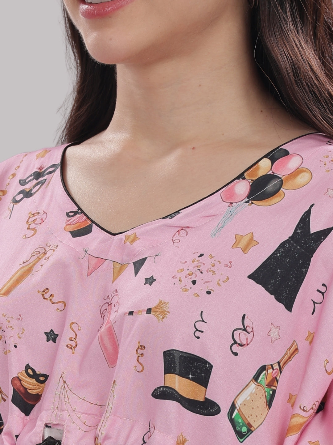 Celebration Kaftan Pj Set - Pure Cotton Pj Set in Kaftan Style