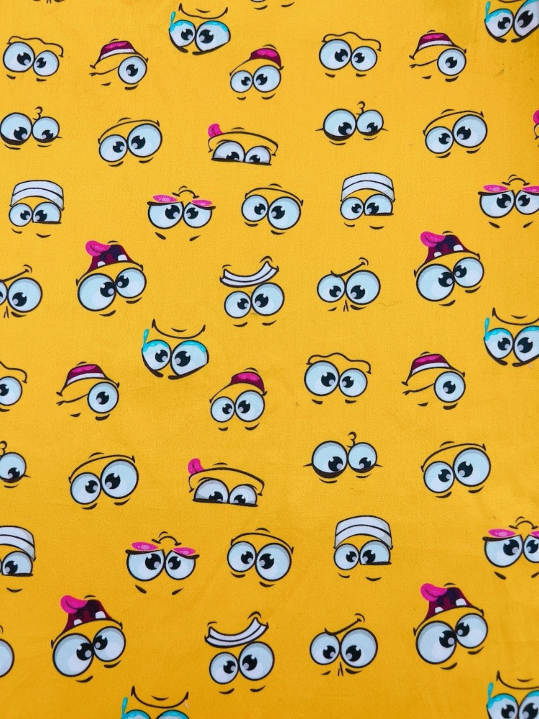 Smiley Maternity Gown -Pure Cotton Round Neck Gown with 2 Invisible Zips for Feeding