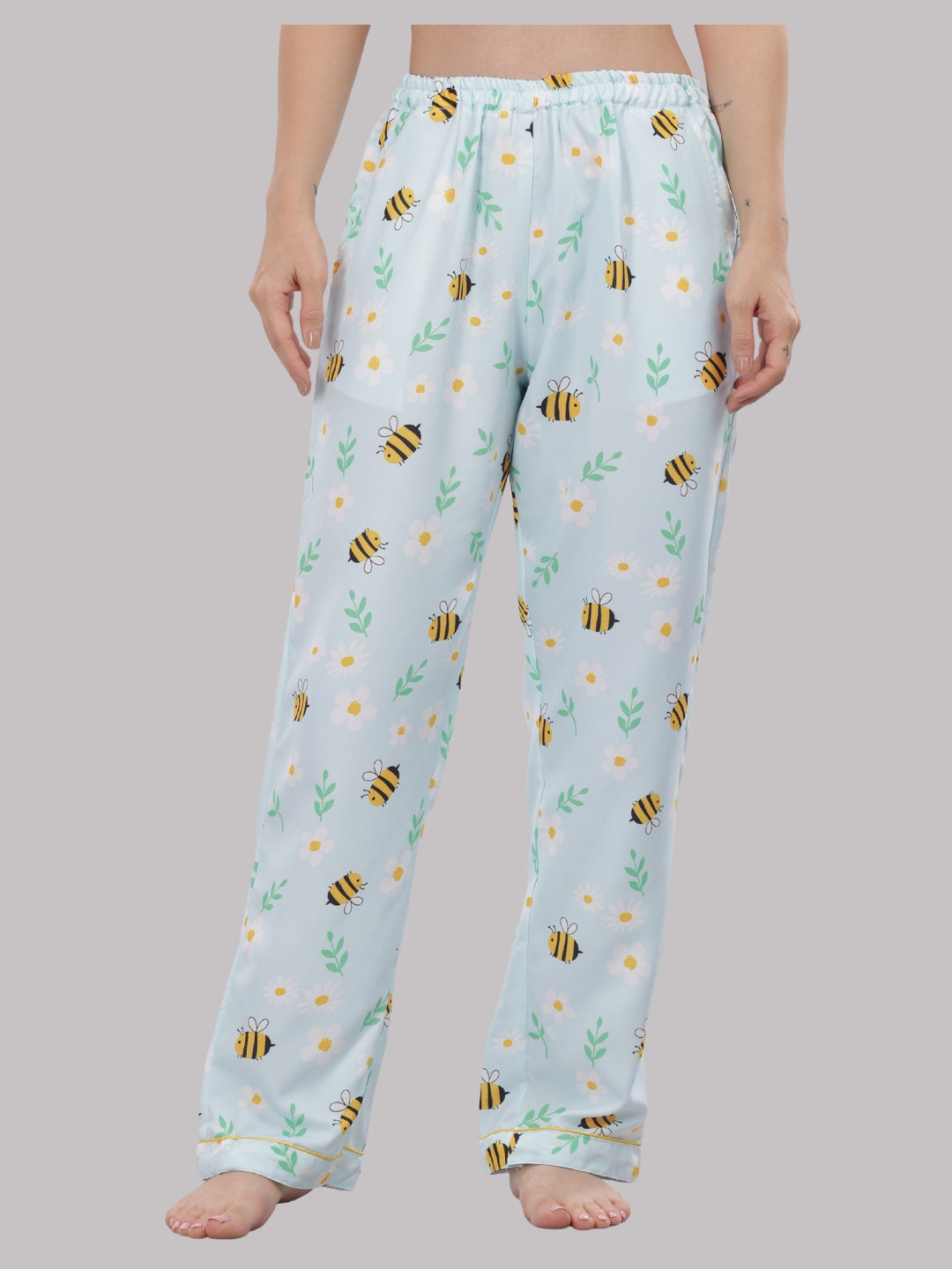 Busy Bee T-shirt Pj Set - Oversized Tshirt with Pj Combo