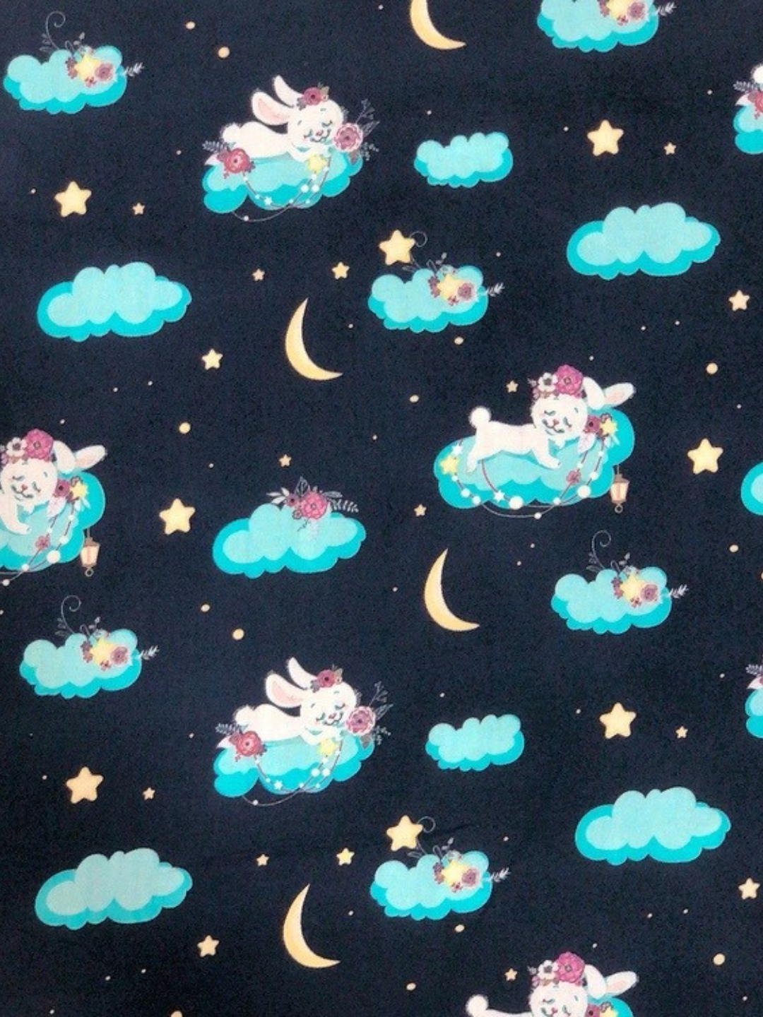 Bunny In The Cloud Maternity Kaftan Gown -With Single Invisible Zip for Feeding