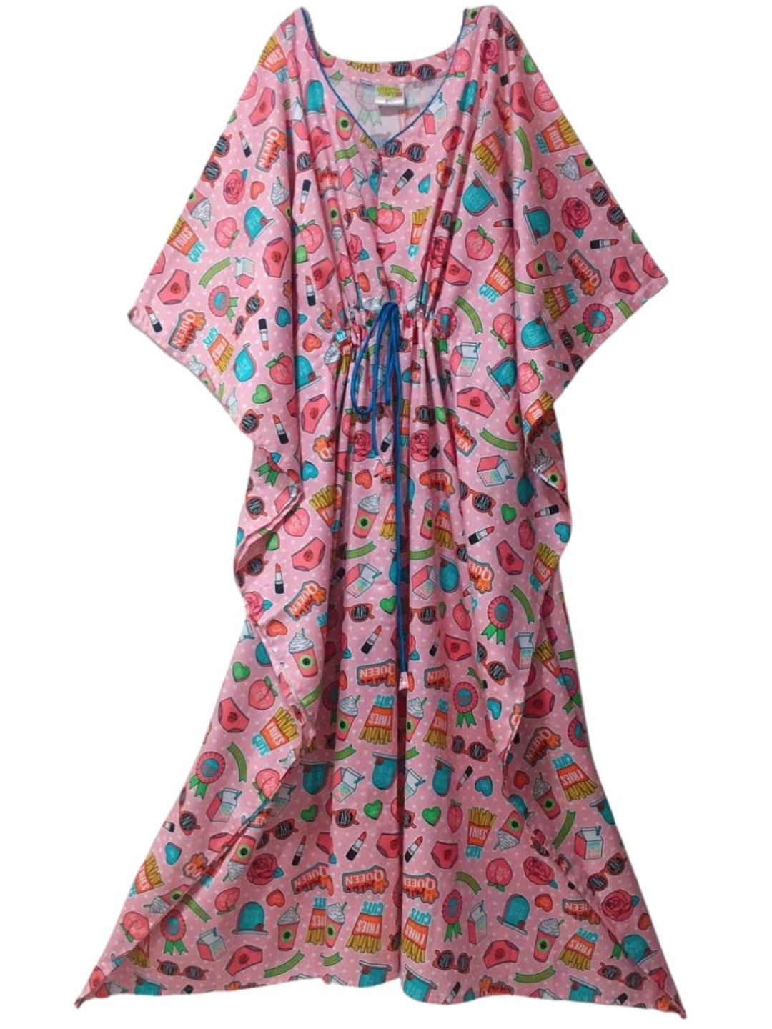 Feminist Kaftan Gown - Pure Cotton Full Length Gown in Kaftan Style