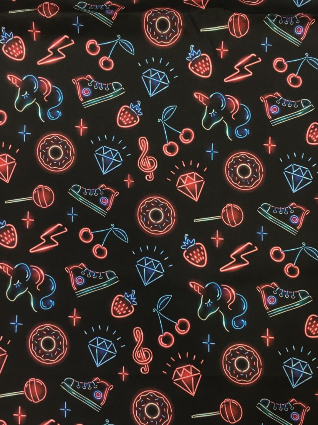 Neon Party Maternity Gown - Pure Cotton Round Neck Gown with 2 Invisible Zips for Feeding