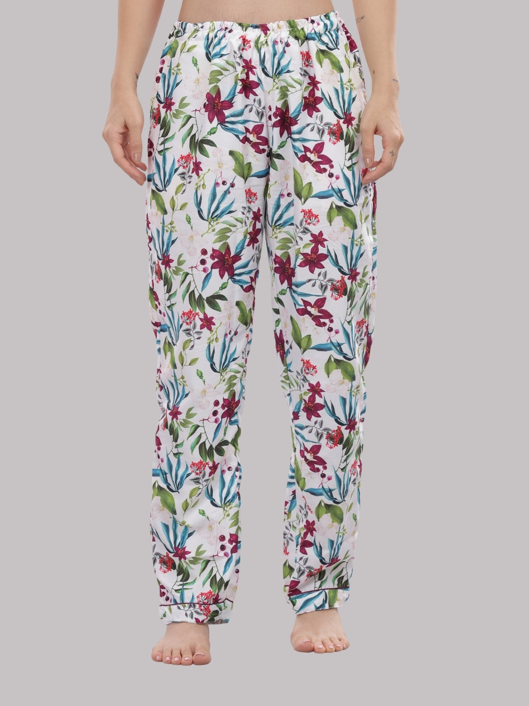 Garden Glow Kaftan Pj Set - Cotton Rayon Pj Set in Kaftan Style