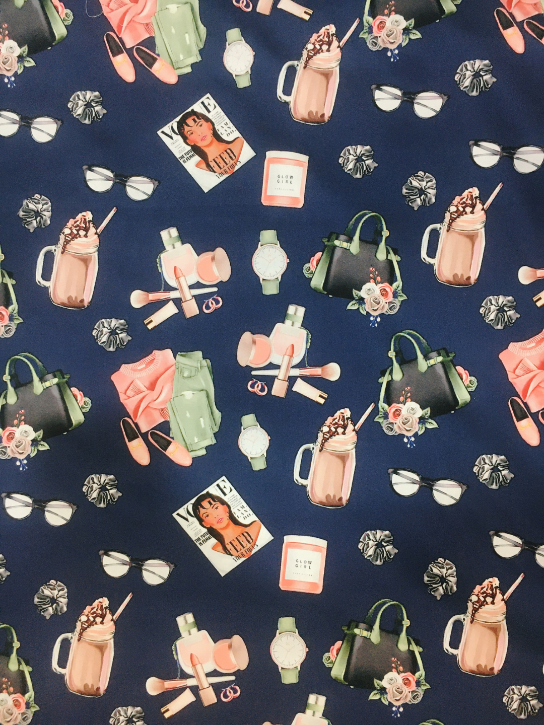 Fashionista Maternity Gown - Pure Cotton Round Neck Gown with 2 Invisible Zips for Feeding