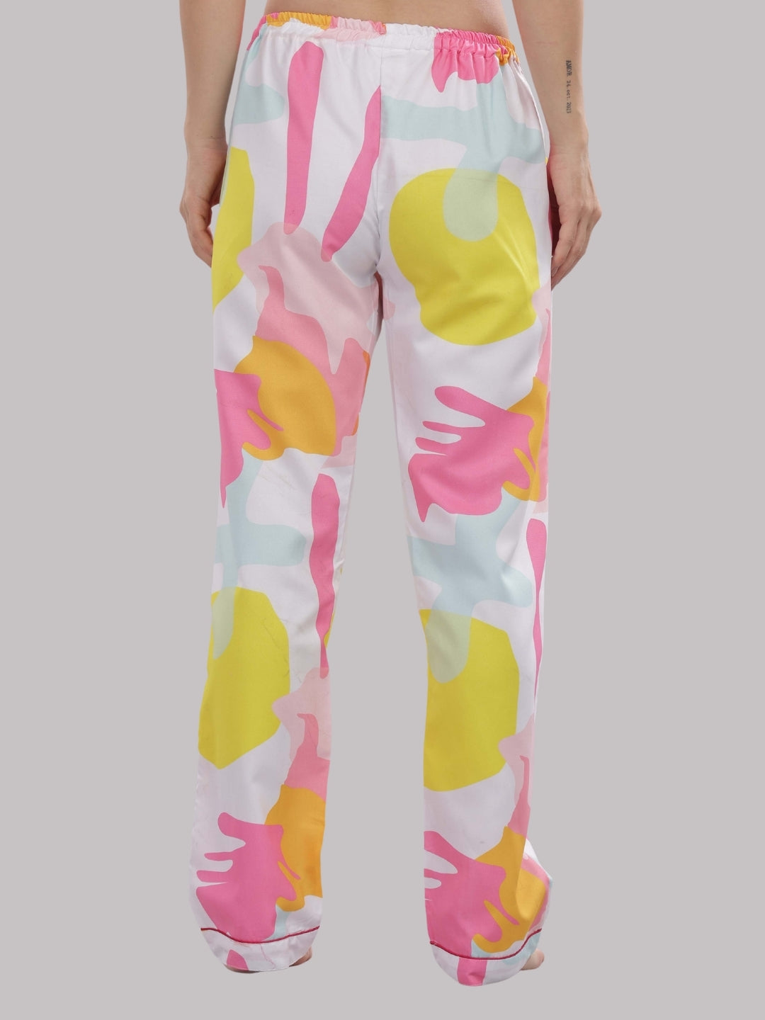 Boss Babe Button Down Pj Set - Cotton Rayon Pj Set with Notched Collar