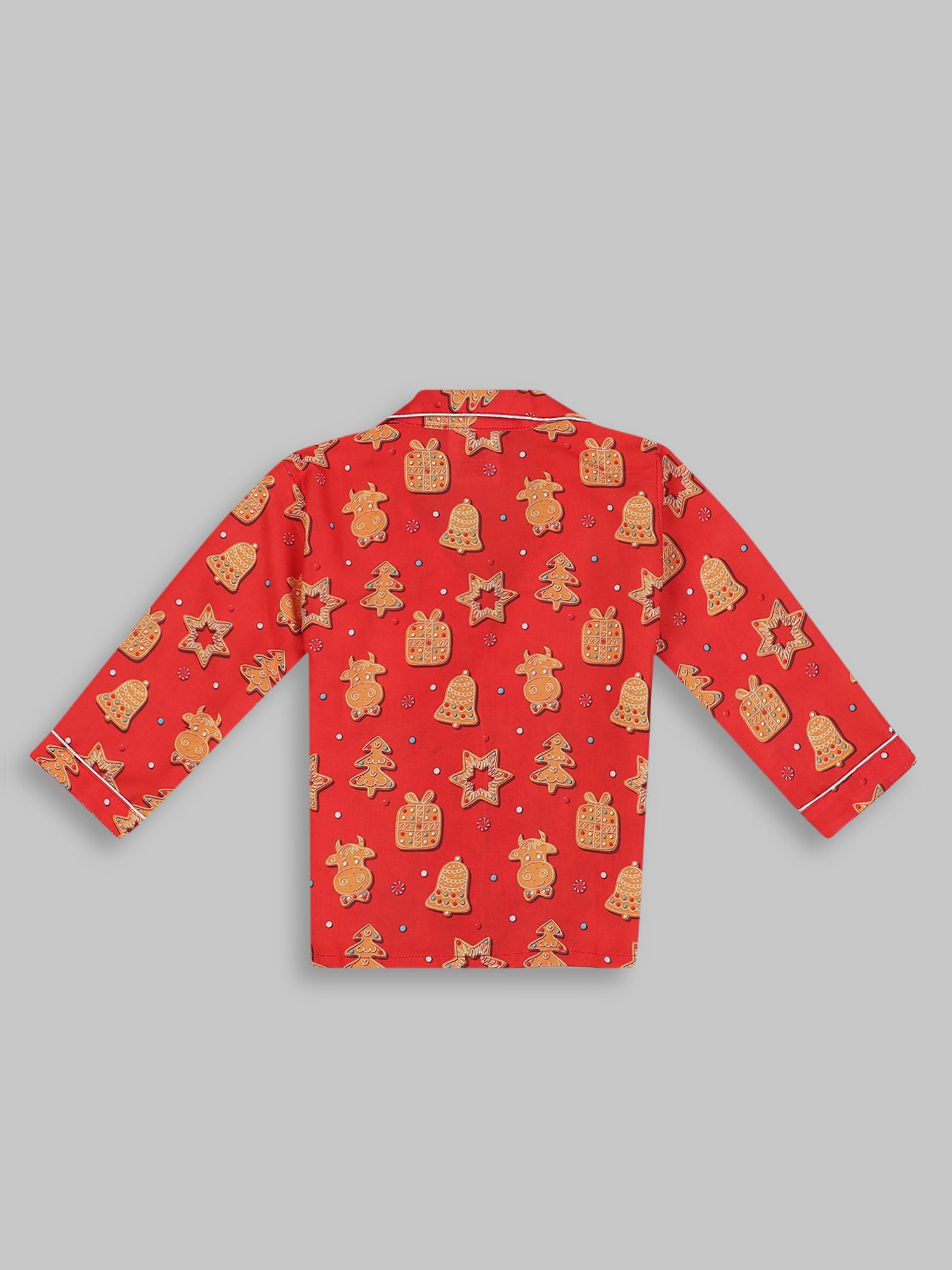 Cookie Wonderland Kids Pj Set - Cotton Rayon Pj Set with Notched Collar