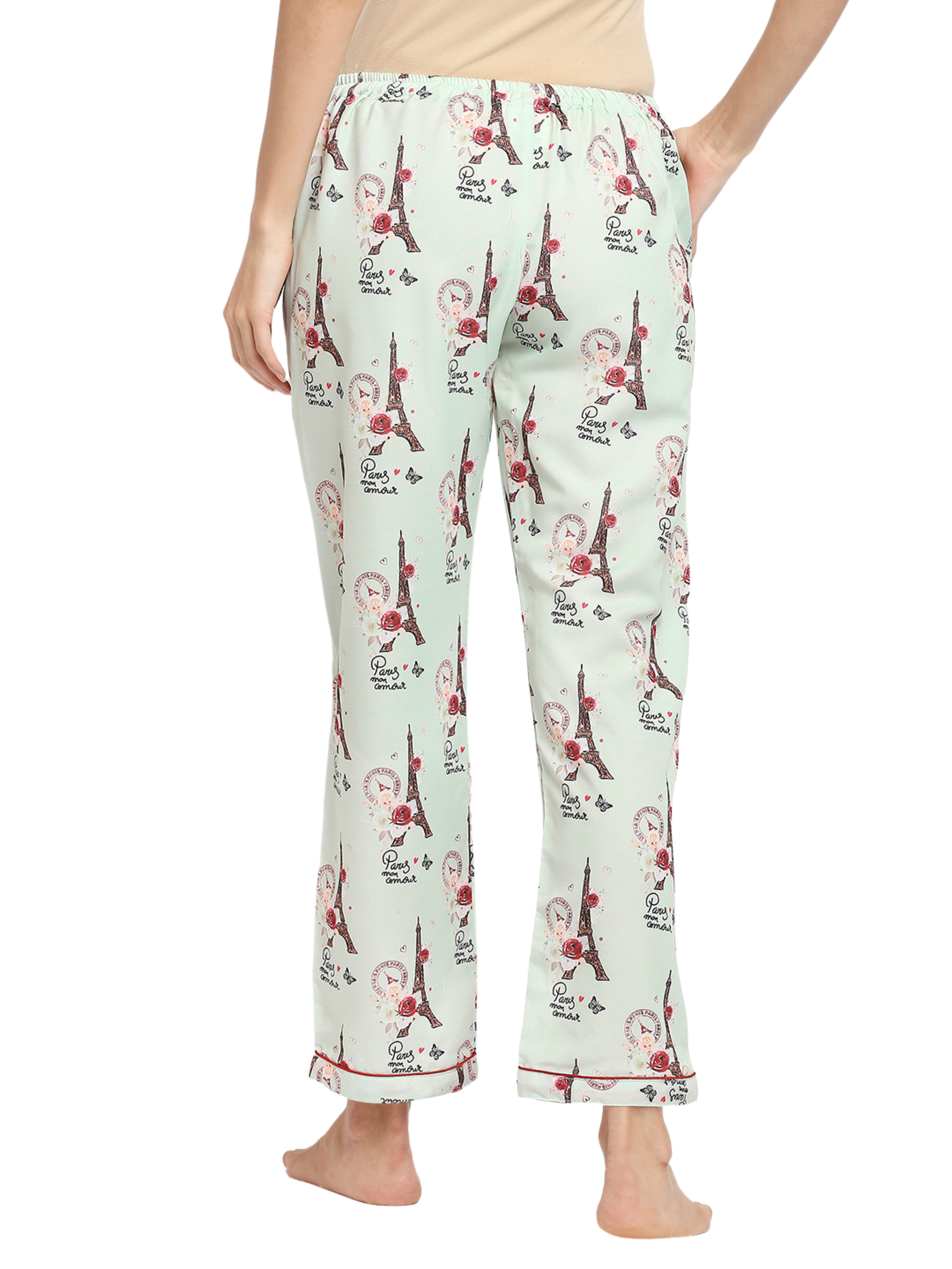 Love In Paris Kaftan Pj Set - Cotton Rayon Pj Set in Kaftan Style