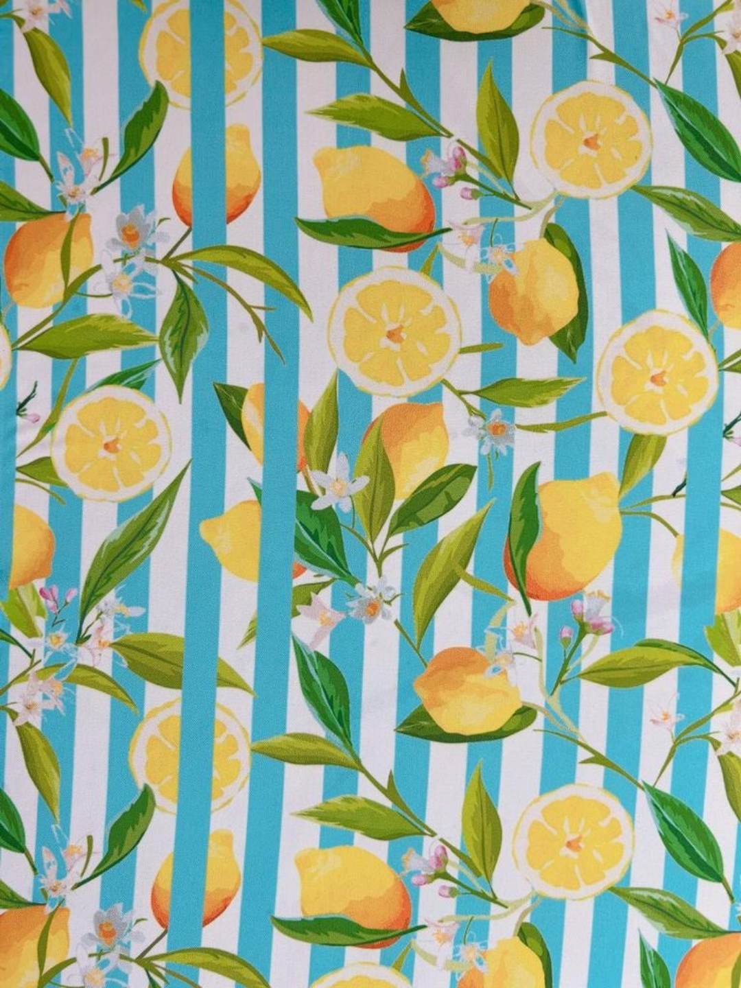 Blue Lemonade Kaftan Pj Set - Cotton Rayon Pj Set in Kaftan Style