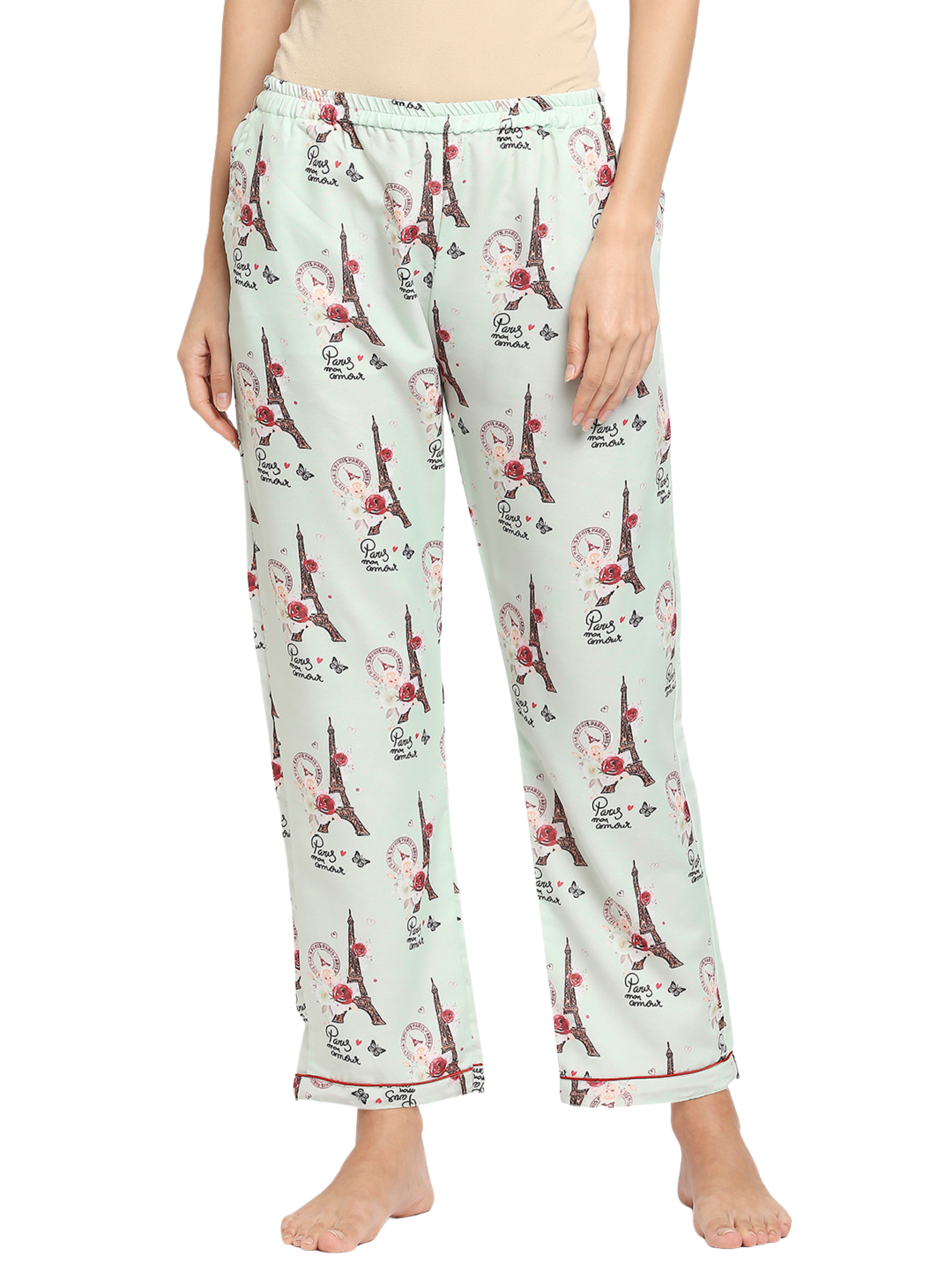 Love In Paris Kaftan Pj Set - Cotton Rayon Pj Set in Kaftan Style