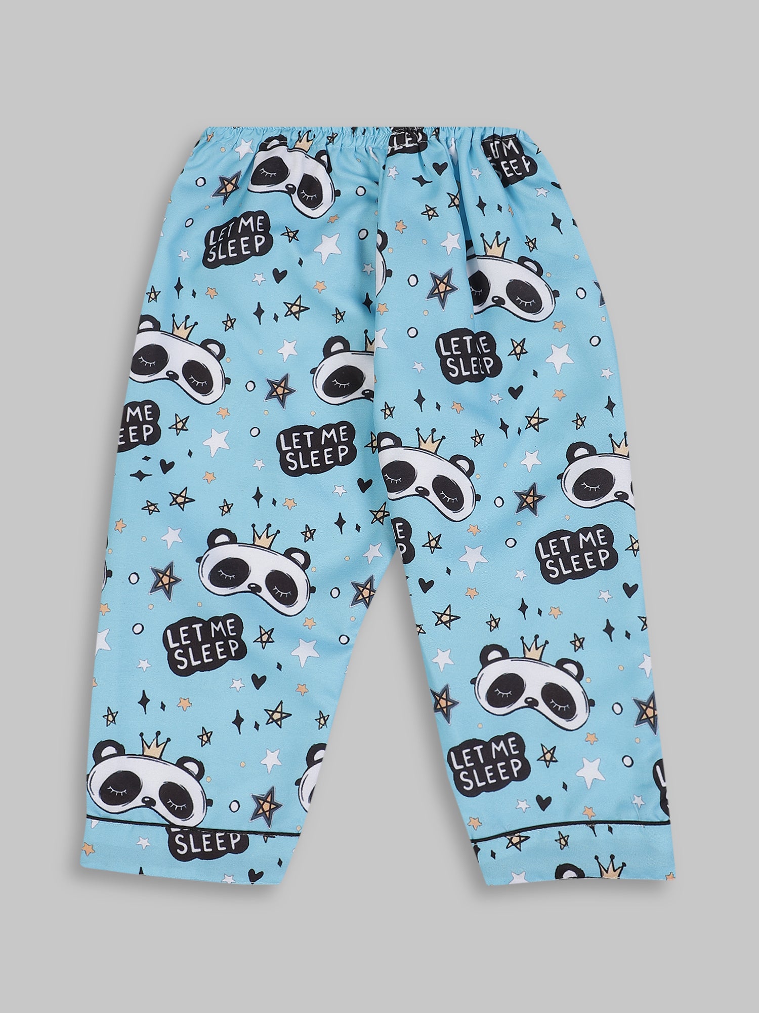 Let me sleep Kids Pj Set - Cotton Rayon Pj Set with Notched Collar