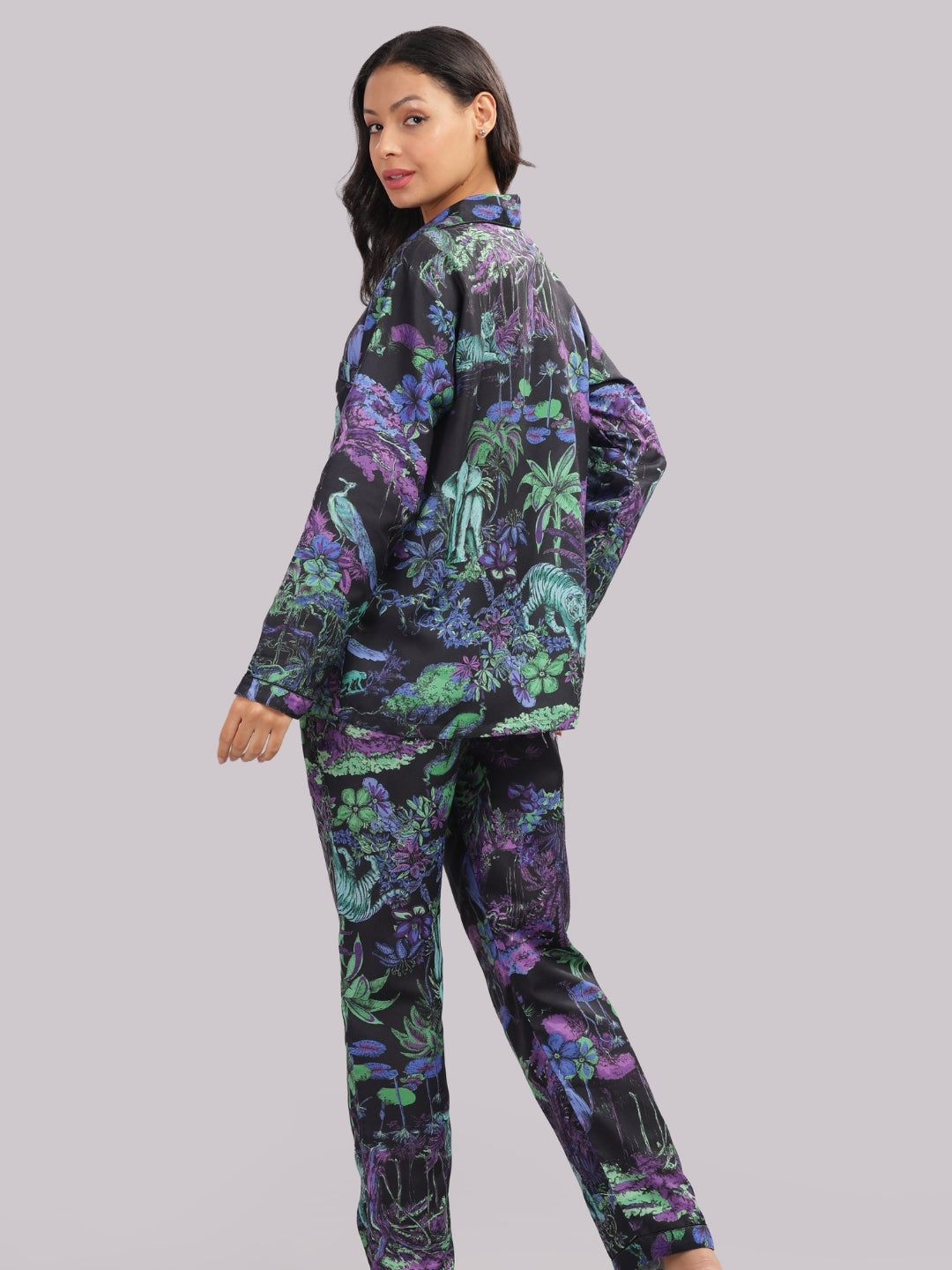 J’adore dior Neon Button Down Pj Set - Cotton Rayon Pj Set with Notched Collar