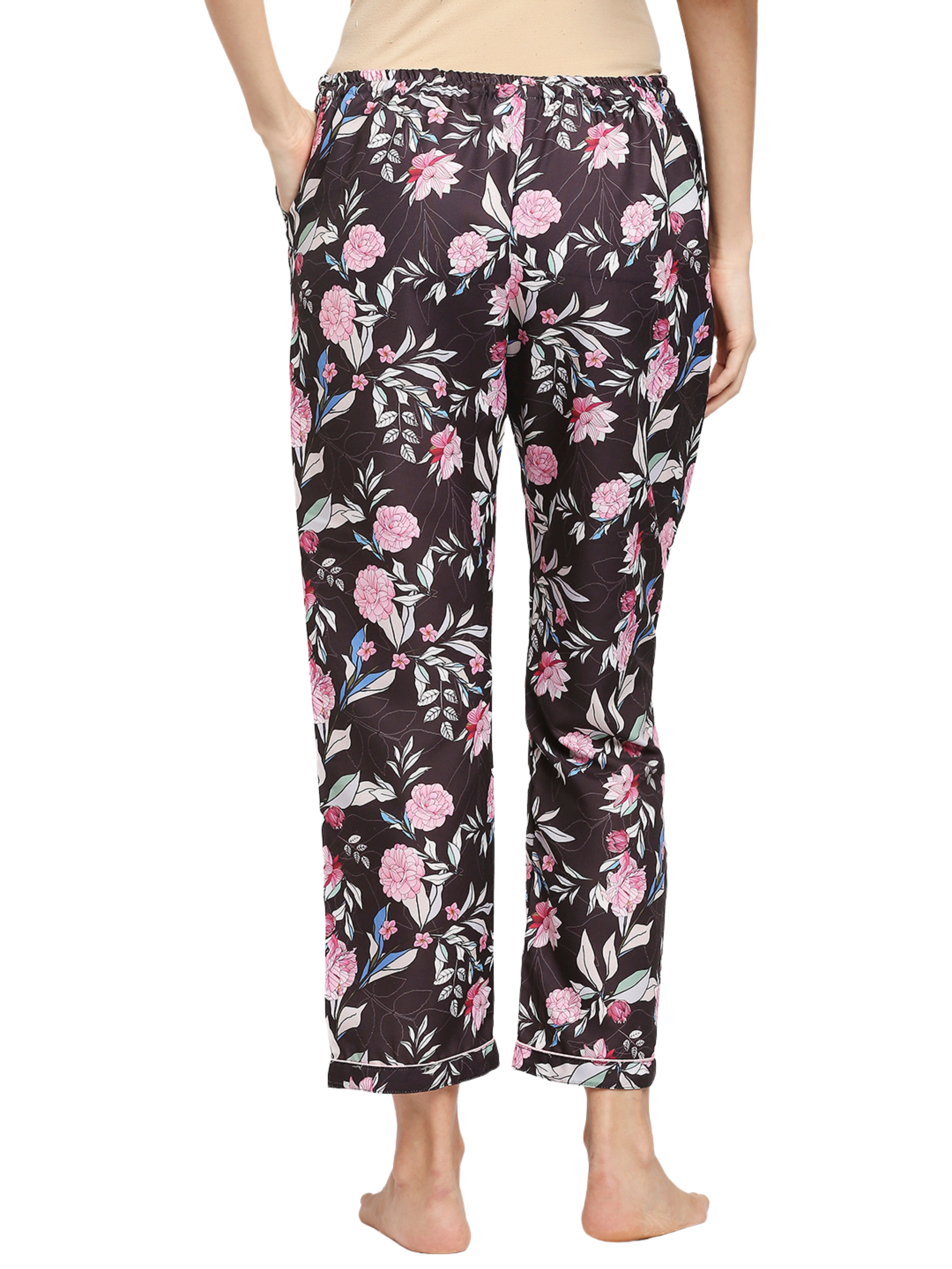 Fragrant Flowers Kaftan Pj Set - Cotton Rayon Pj Set in Kaftan Style