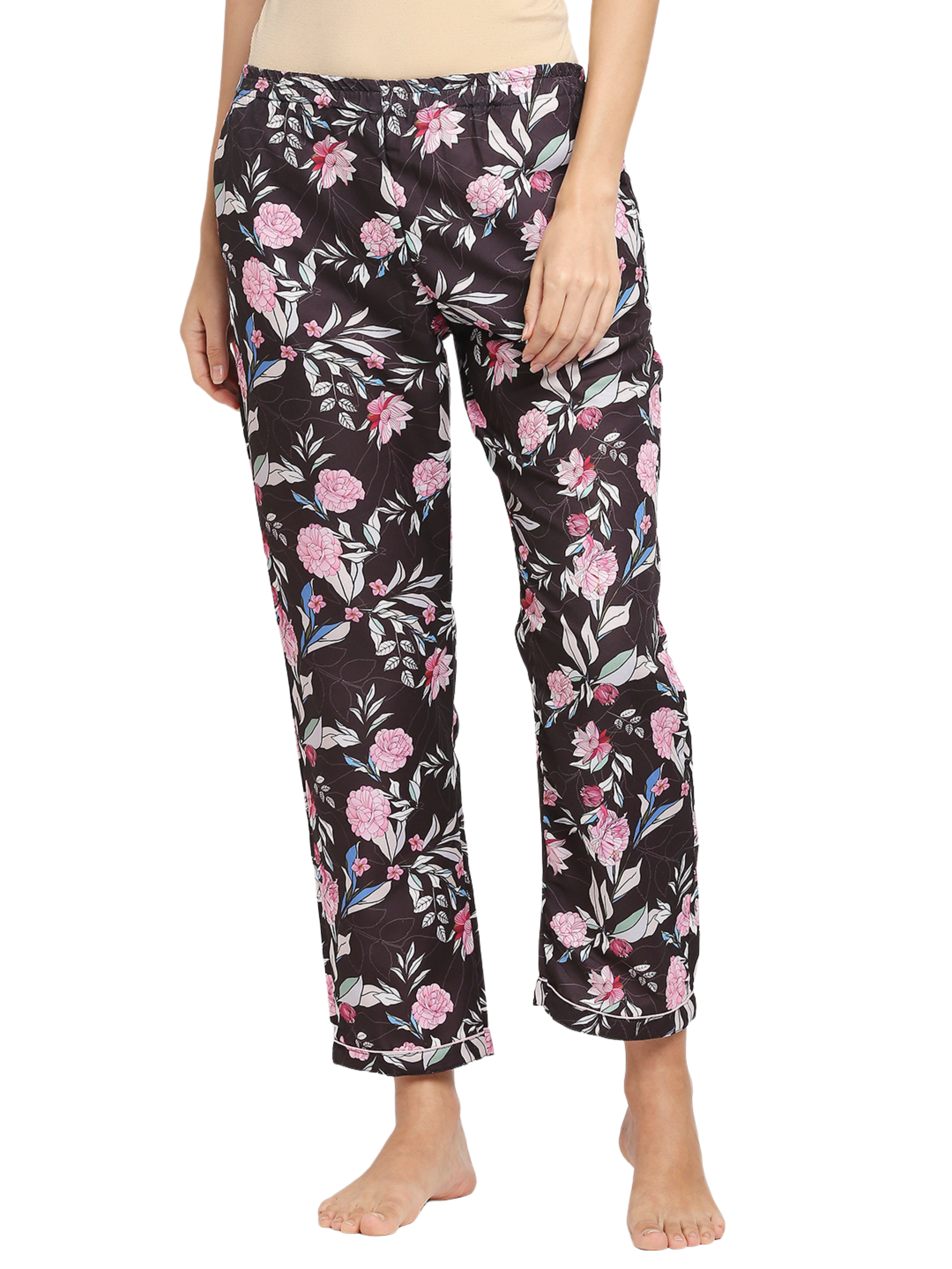 Fragrant Flowers Kaftan Pj Set - Cotton Rayon Pj Set in Kaftan Style