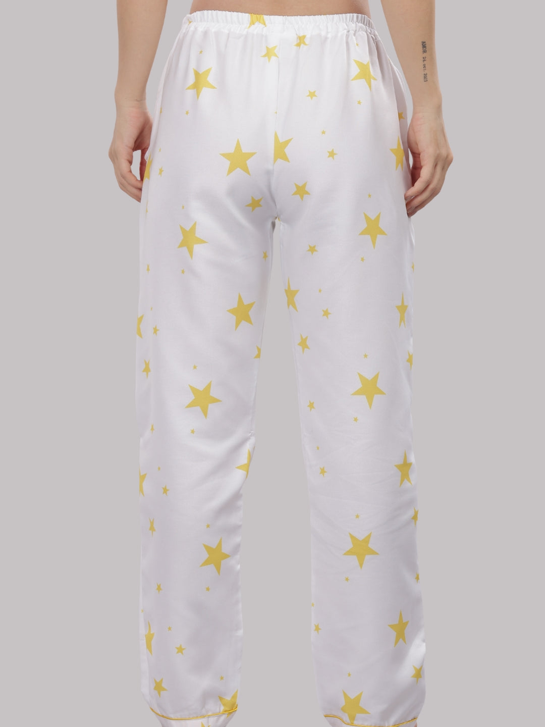 Sleepy Bear Button Down Pj Set - Cotton Rayon Pj Set with Notched Collar