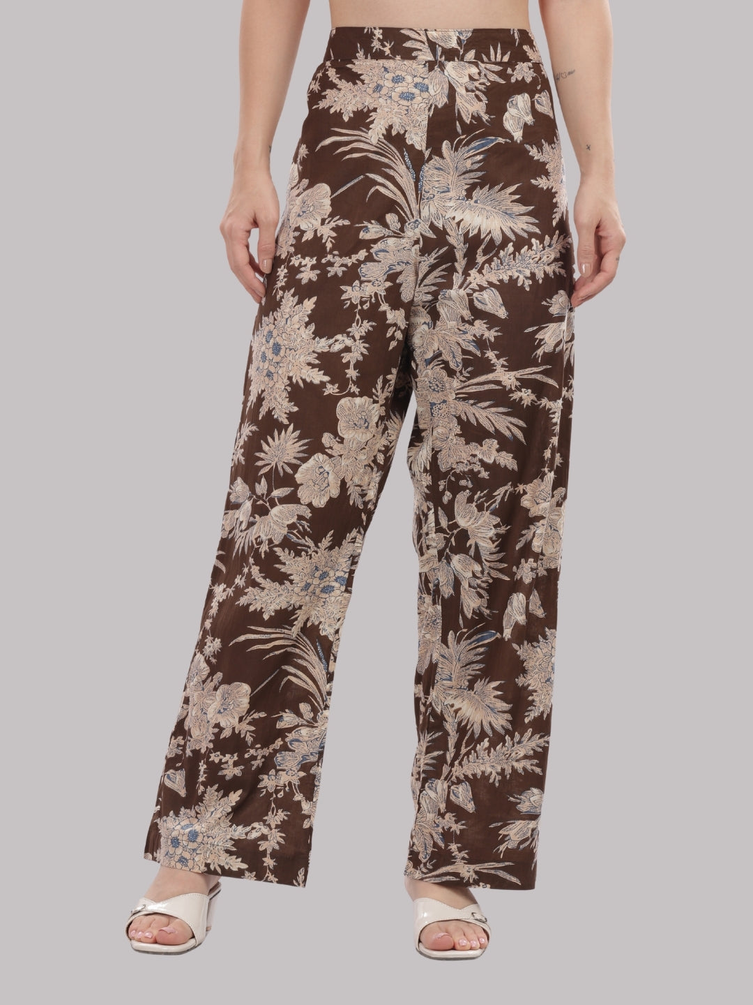 Cocoa Garden Co-ord Set- 3 Piece Co-ord Set in Pure Cotton
