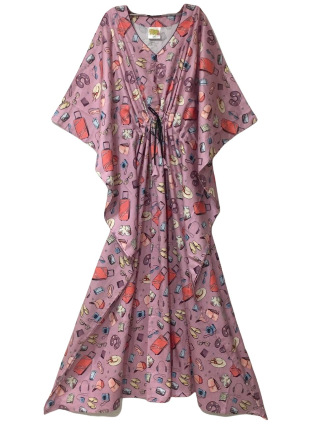 Travel Addict Maternity Kaftan Gown -With Single Invisible Zip for Feeding
