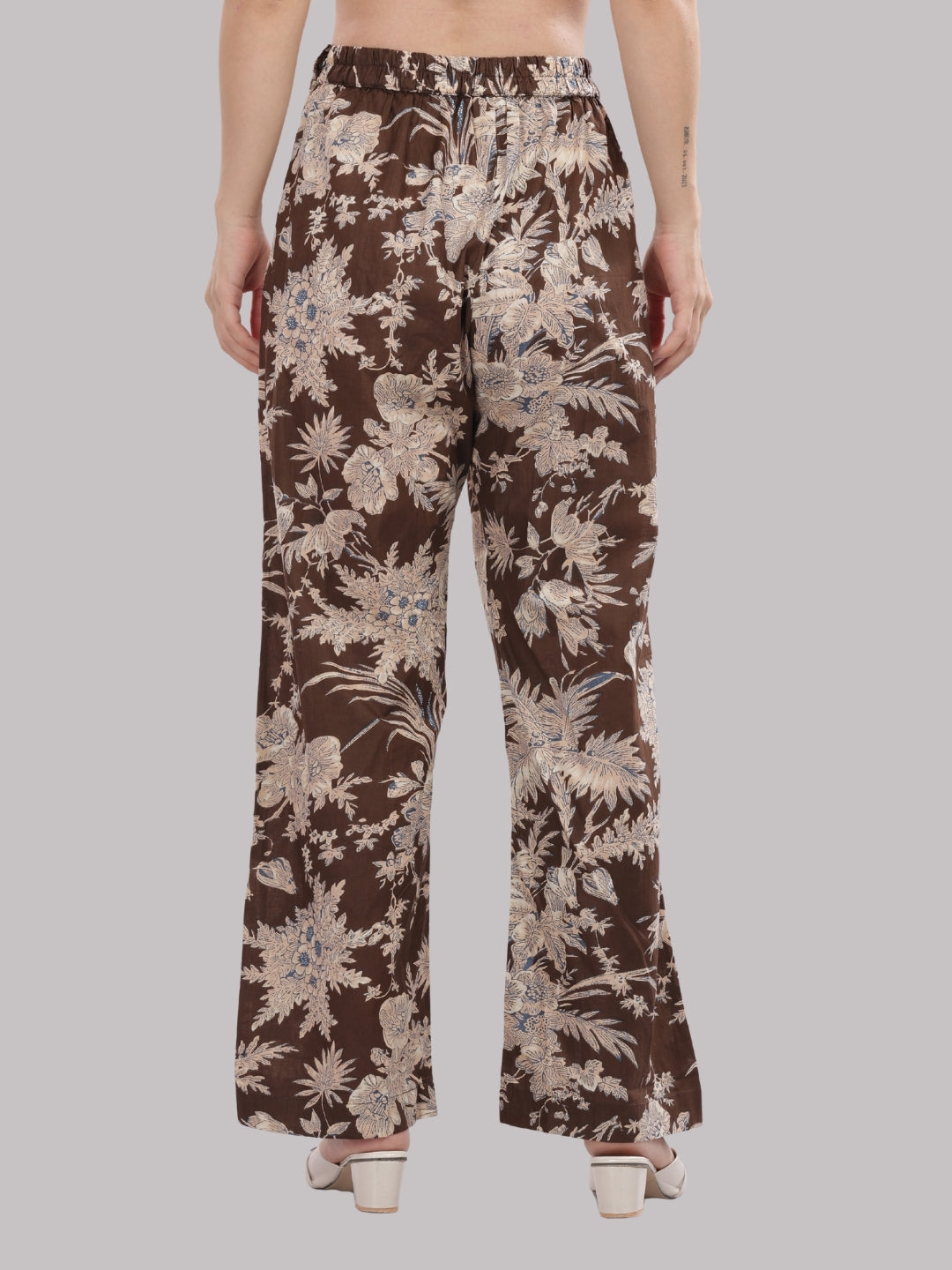 Cocoa Garden Co-ord Set- 3 Piece Co-ord Set in Pure Cotton