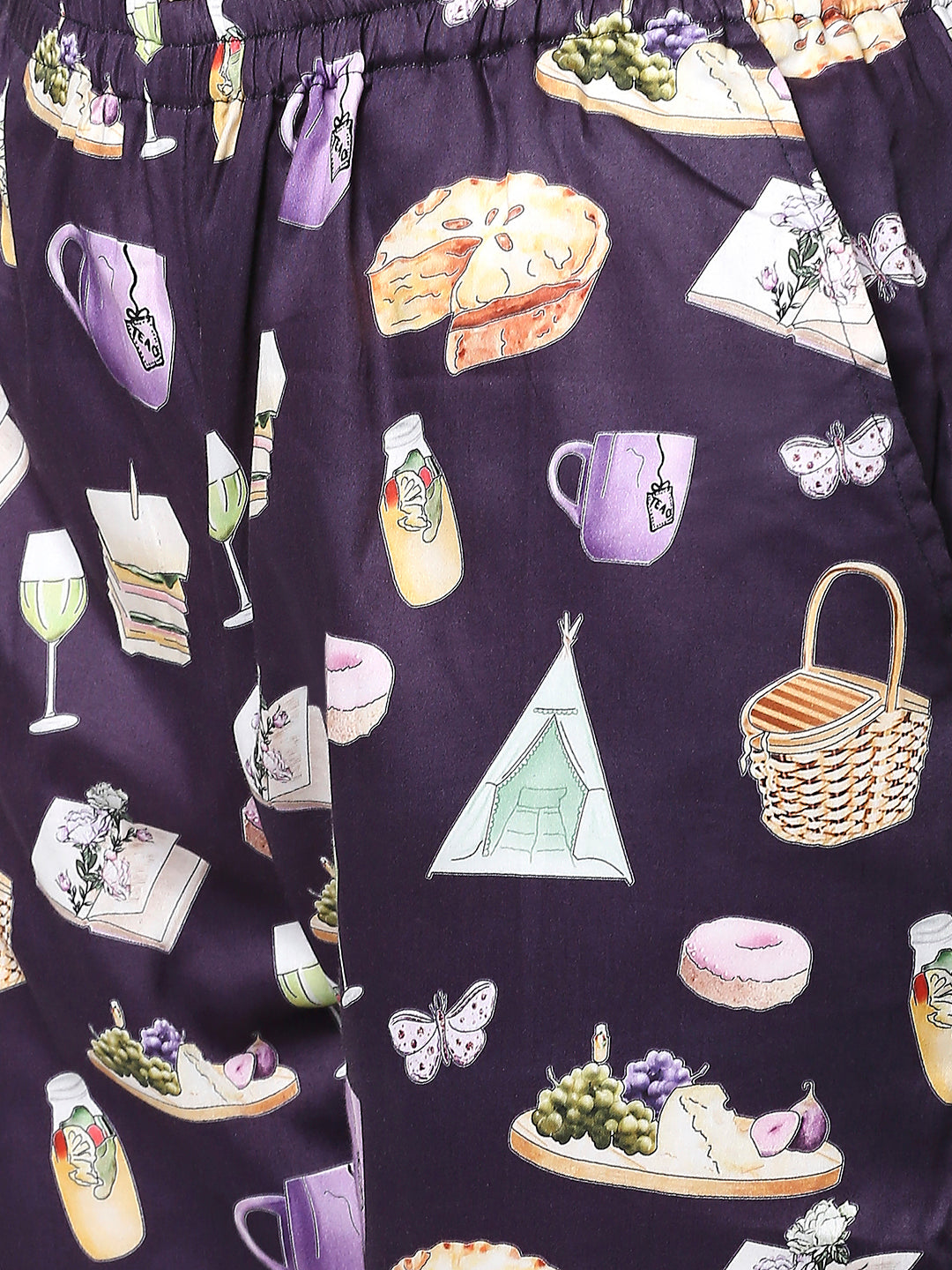 Let's Picnic Kaftan Pj Set - Pure Cotton Pj Set in Kaftan Style