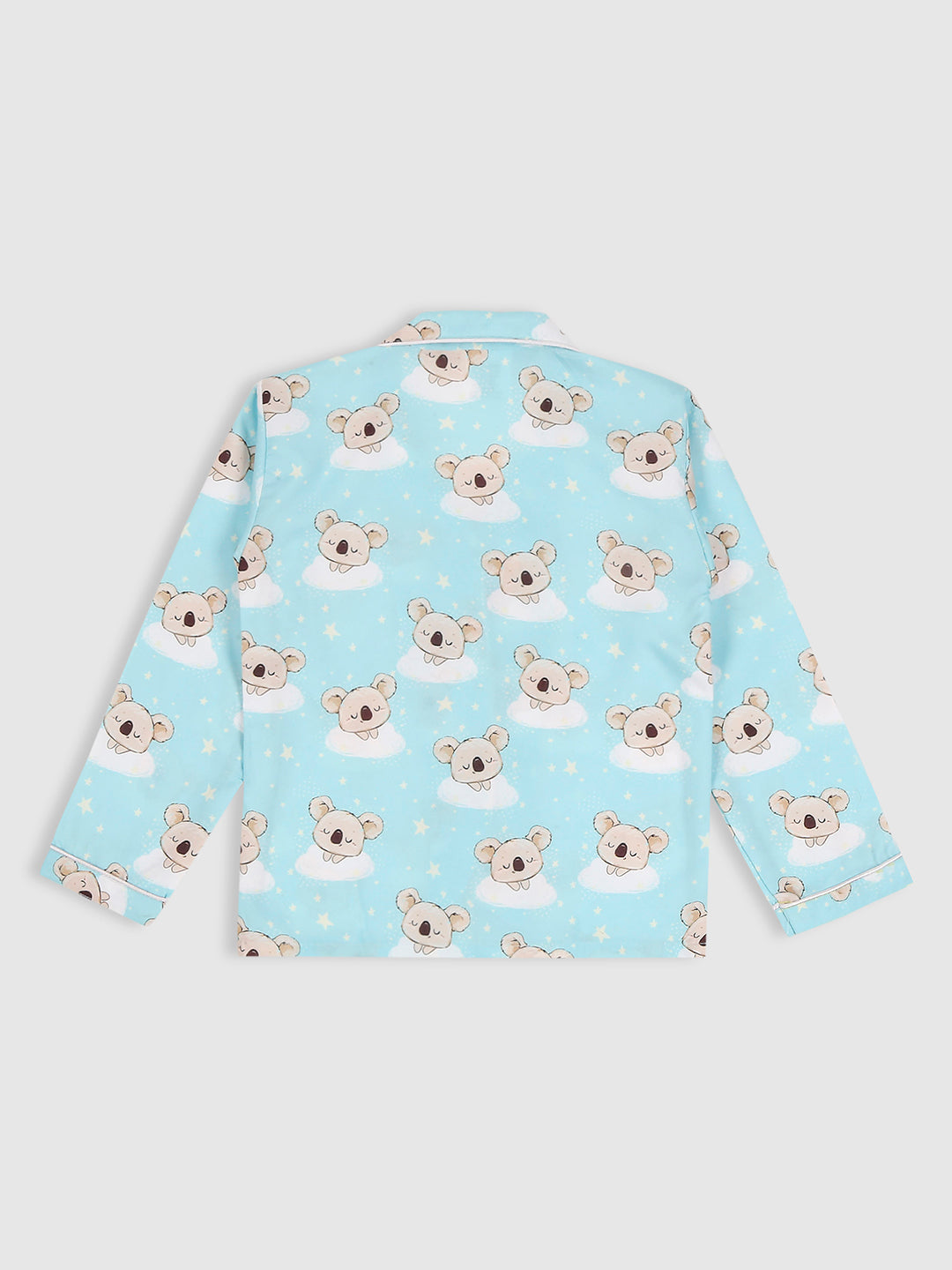 Koala Bear Kids Pj Set - Cotton Rayon Pj Set with Notched Collar
