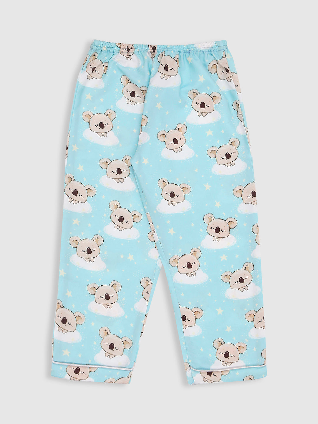 Koala Bear Kids Pj Set - Cotton Rayon Pj Set with Notched Collar