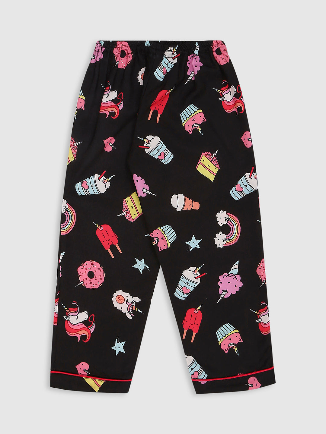 Sweet Treats Kids Pj Set - Cotton Rayon Pj Set with Notched Collar