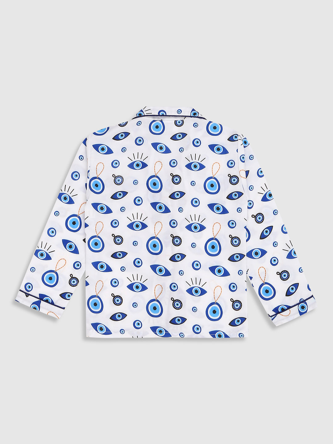 Good Vibes Only Kids Pj Set - Cotton Rayon Pj Set with Notched Collar