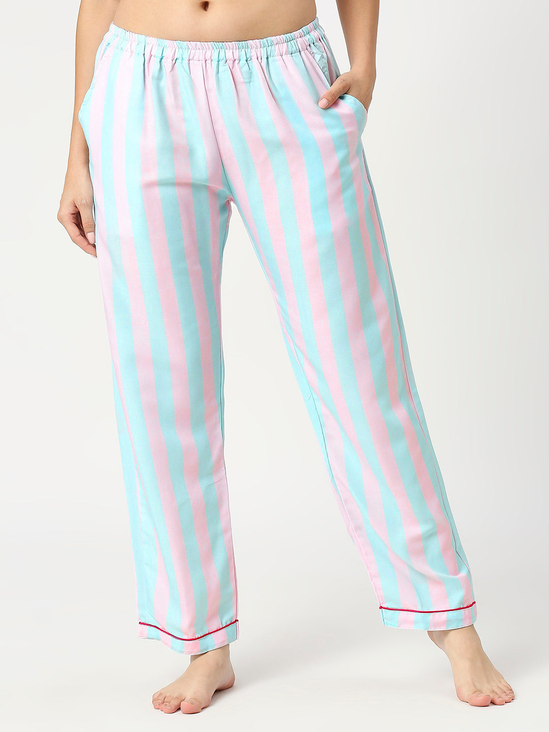 Drama Queen Button Down Pj Set - Cotton Rayon Pj Set with Notched Collar