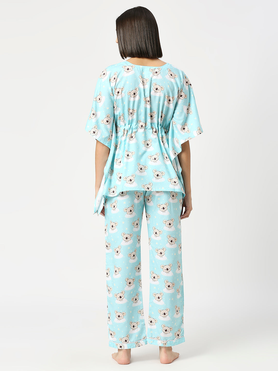 Koala Bear Kaftan Pj Set - Cotton Rayon Pj Set in Kaftan Style