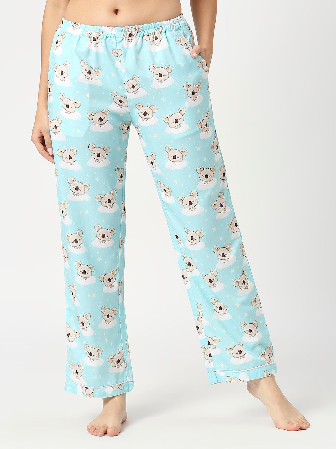 Koala Bear Kaftan Pj Set - Cotton Rayon Pj Set in Kaftan Style