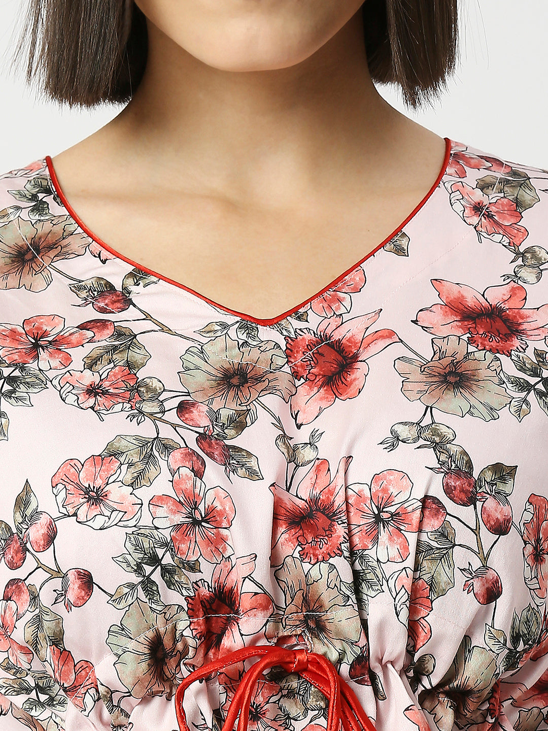 Floral Dreams Kaftan Pj Set - Pure Cotton Pj Set in Kaftan Style