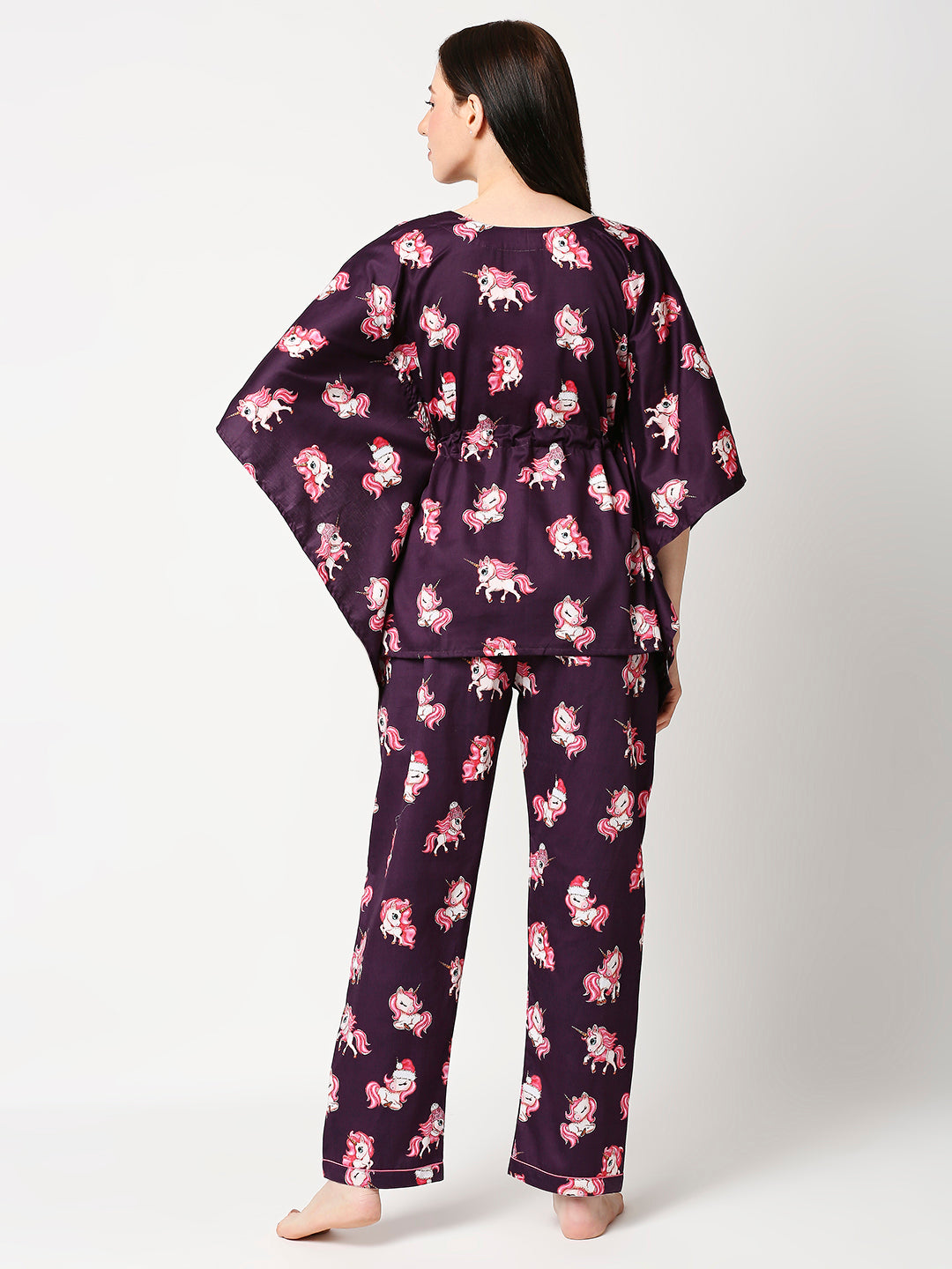 Unicorn Fantasy Kaftan Pj Set - Pure Cotton Pj Set in Kaftan Style