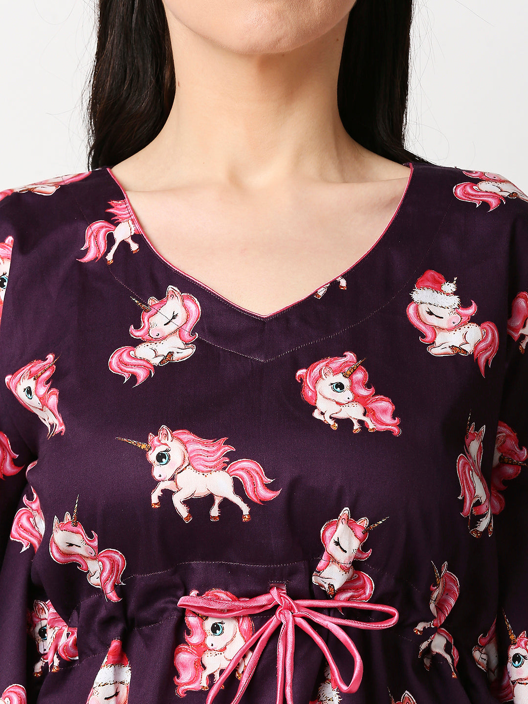 Unicorn Fantasy Kaftan Pj Set - Pure Cotton Pj Set in Kaftan Style