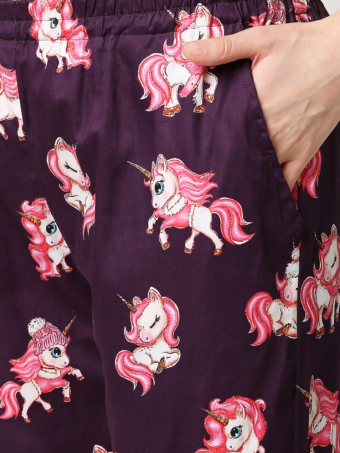 Unicorn Fantasy Kaftan Pj Set - Pure Cotton Pj Set in Kaftan Style
