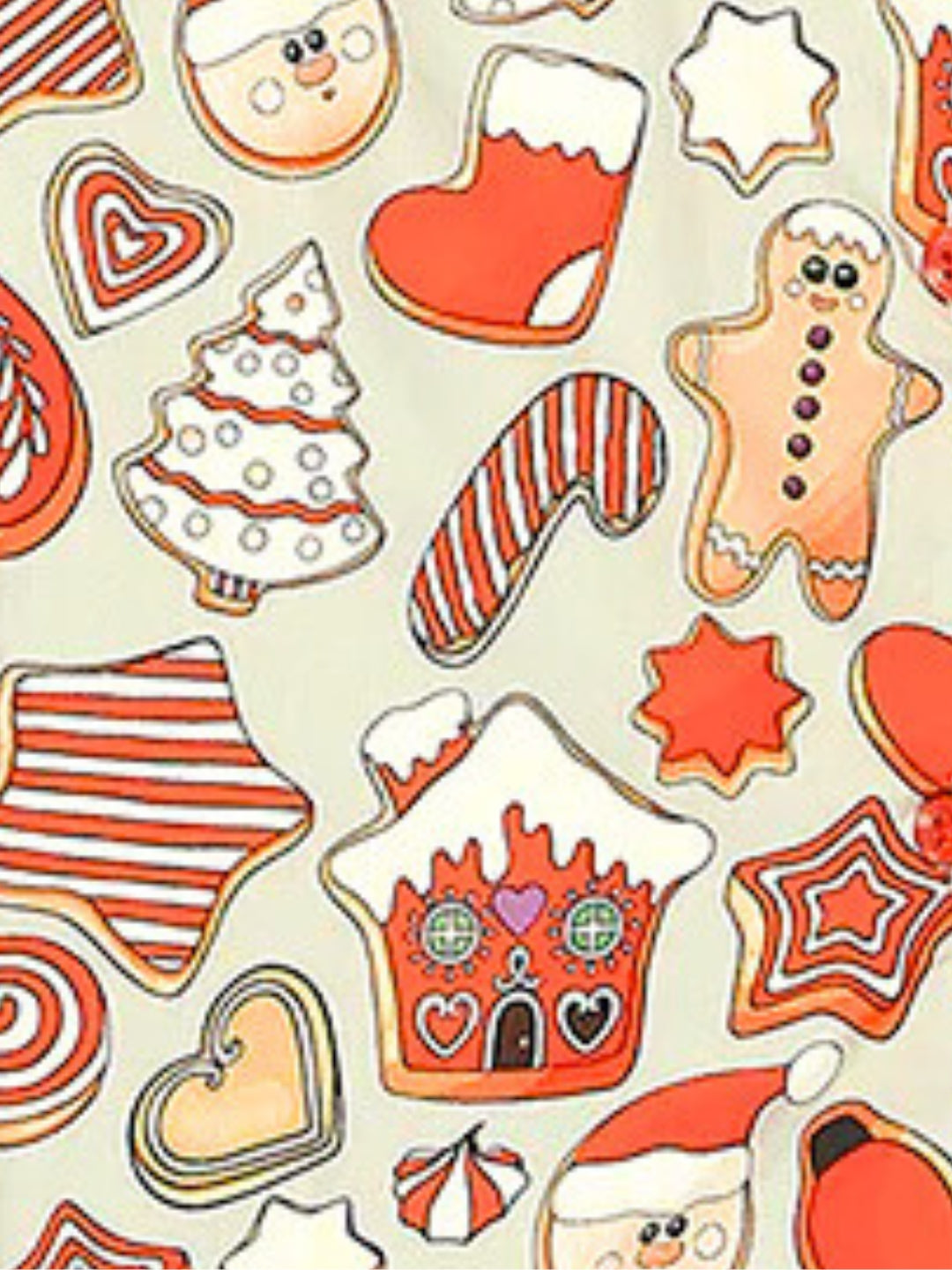 Gingerbread Maternity Pj Set - Pure Cotton Pj Set in Round Neck with 2 Invisible Zips for Feeding