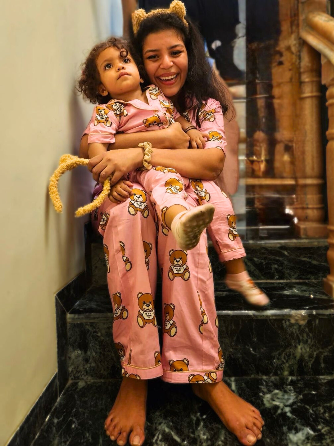 Moschino Pure Cotton Mom & Kids Twinning Pj Set