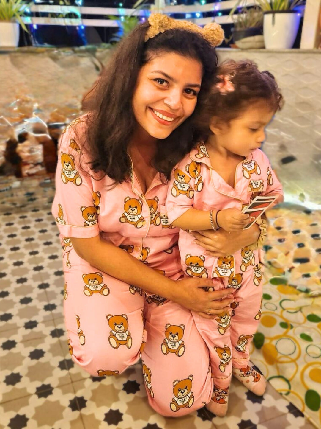Moschino Pure Cotton Mom & Kids Twinning Pj Set
