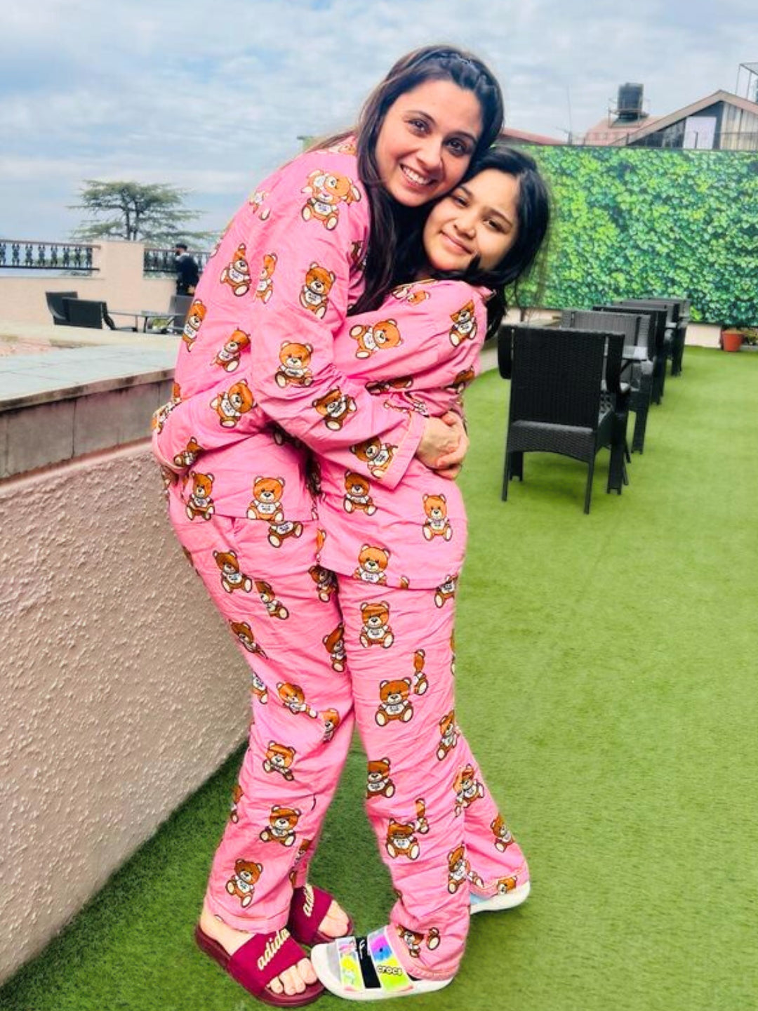 Moschino Pure Cotton Mom & Kids Twinning Pj Set