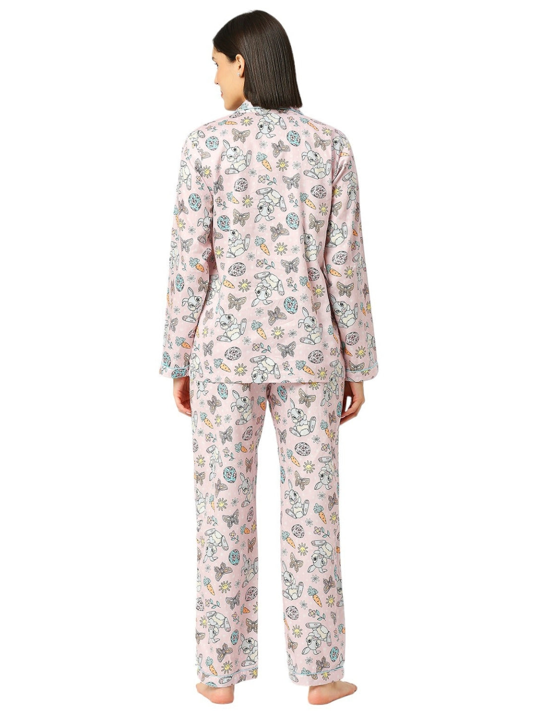 Peter Rabbit Button Down Pj Set - Pure Cotton Pj Set with Notched Collar