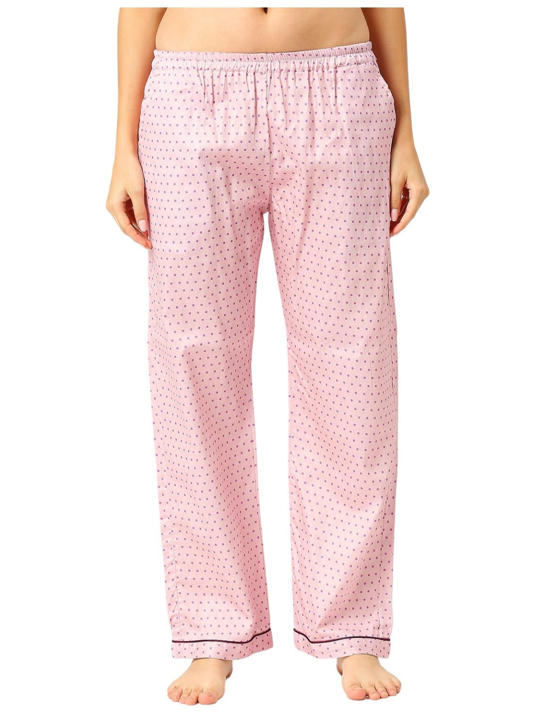 Pink Paradise Button Down Pj Set - Pure Cotton Pj Set with Notched Collar