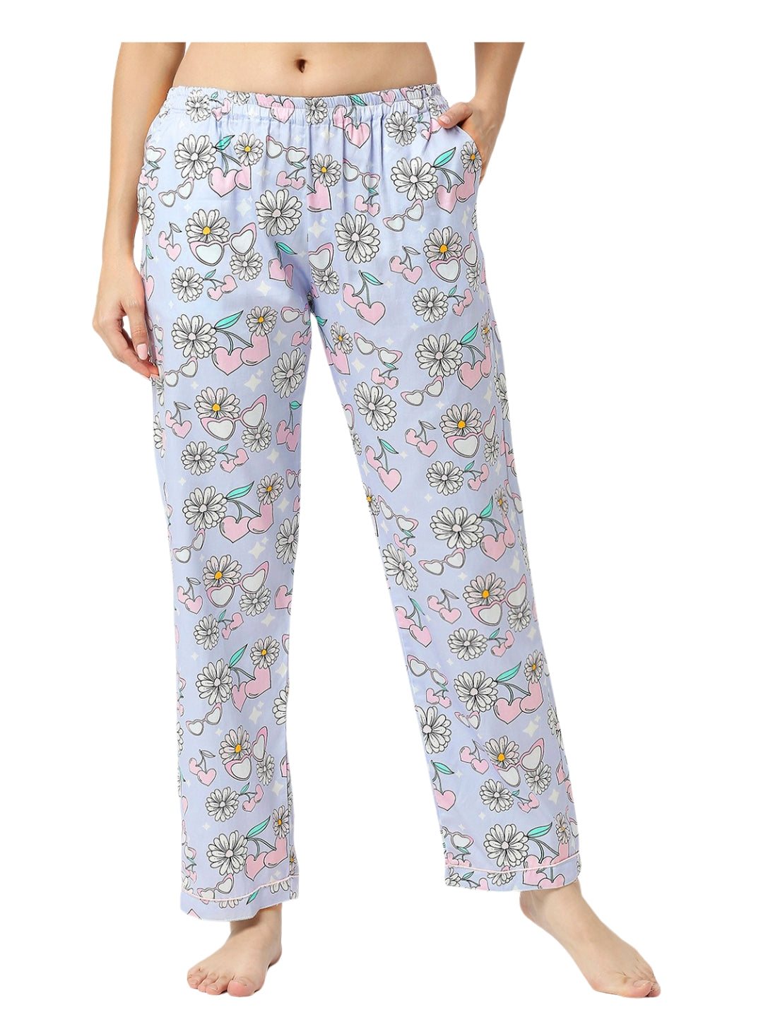 Summer Nights Kaftan Pj Set - Pure Cotton Pj Set in Kaftan Style