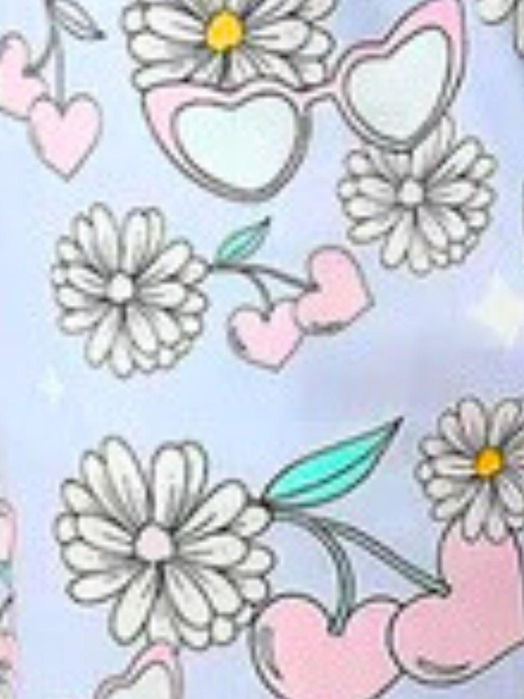 Summer Nights Henley Neck Pj Set - Pure Cotton Pj Set in Round Neckline Style