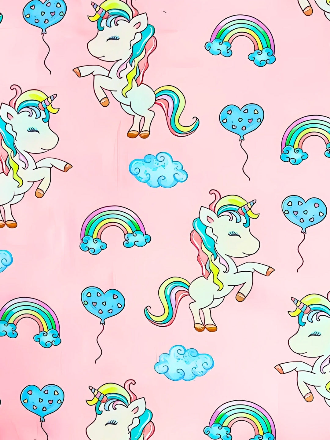 Unicorn Utopia Maternity Gown -Pure Cotton Round Neck Gown with 2 Invisible Zips for Feeding