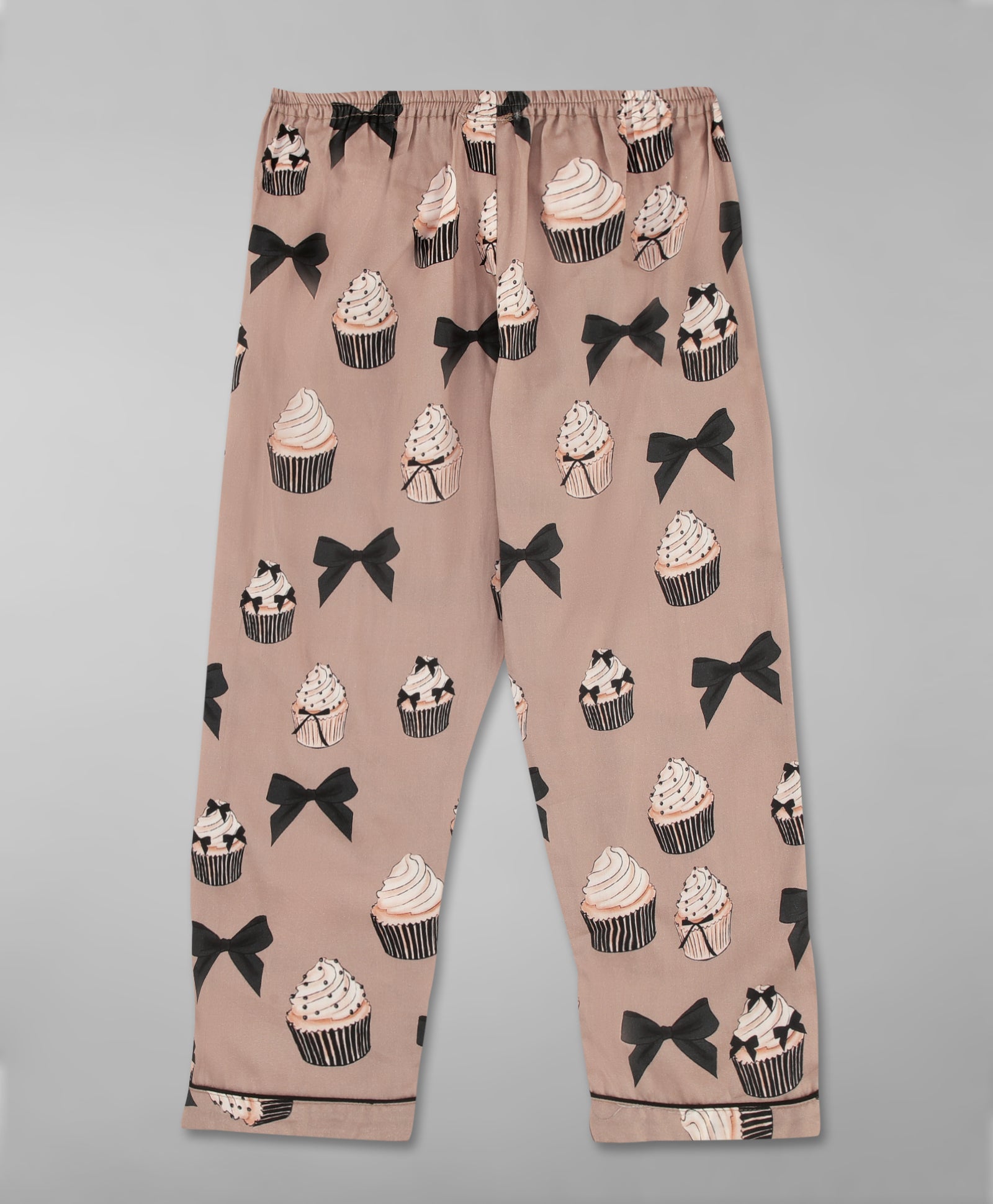 Cup Cake Kids Button Down Pj Set - Pure Cotton Pj Set with Notched Collar