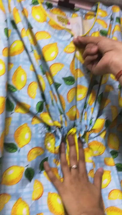 Limoncello Maternity Kaftan Pj Set - Pure Cotton Pj Set in Kaftan Style with Single Invisible Zip for Feeding