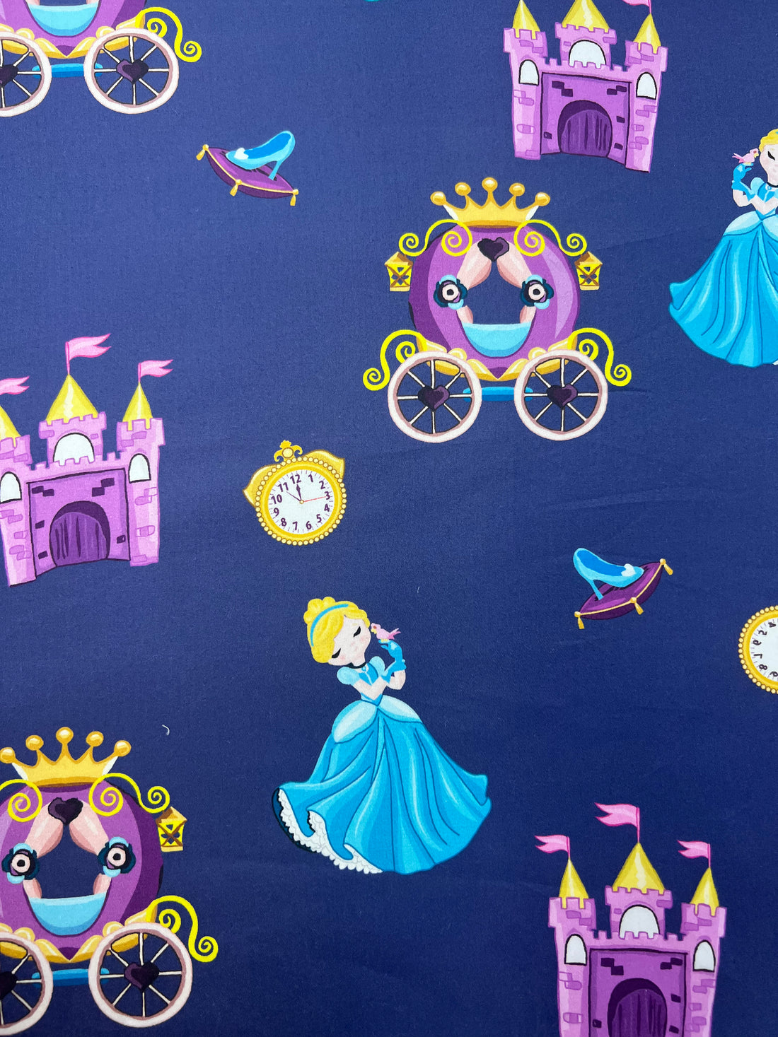 Cinderella Maternity Pj Set - Pure Cotton Pj Set in Round Neck with 2 Invisible Zips for Feeding