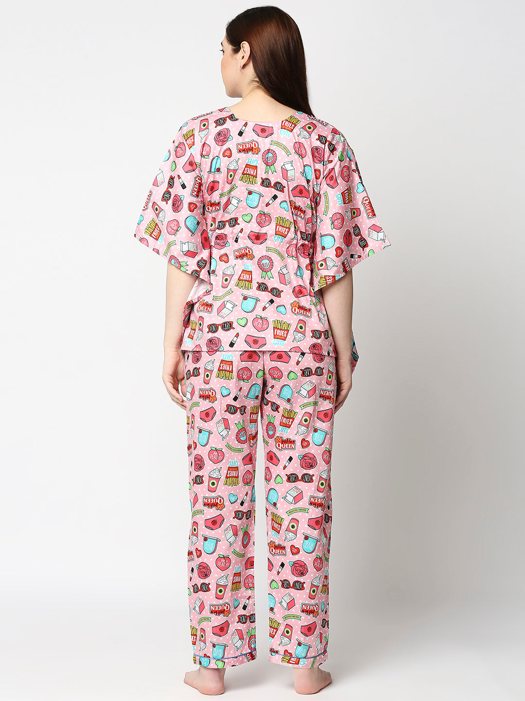 Feminist Kaftan Pj Set - Pure Cotton Pj Set in Kaftan Style