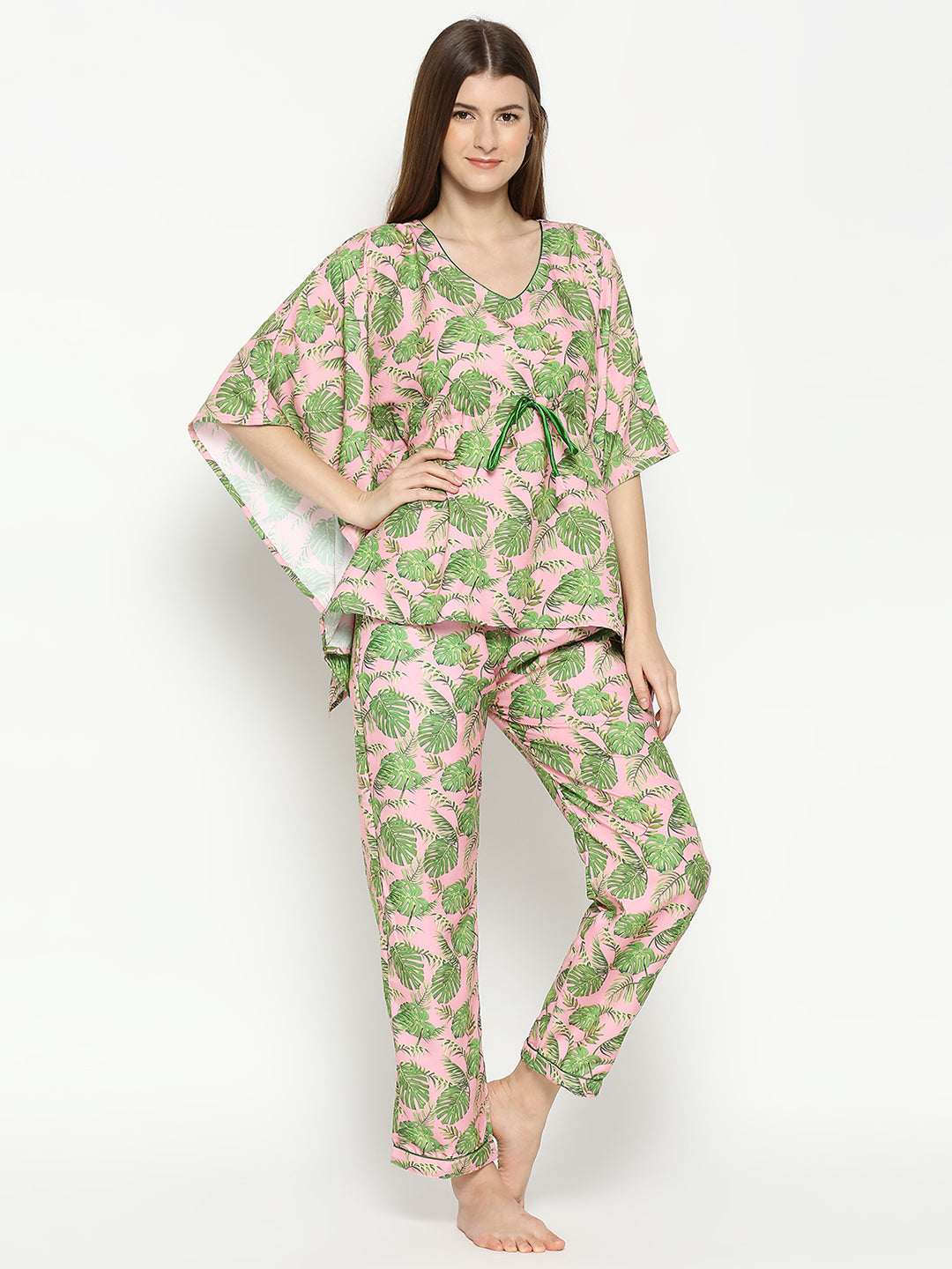 Exotica Kaftan Pj Set - Cotton Rayon Pj Set in Kaftan Style